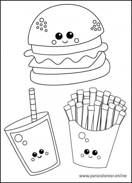 Comida-para-Colorear-3