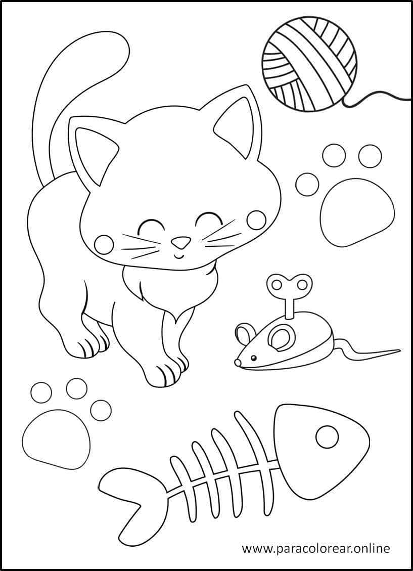 Los Mejores Dibujos De Gatos Para Colorear Imprimir Y Pintar