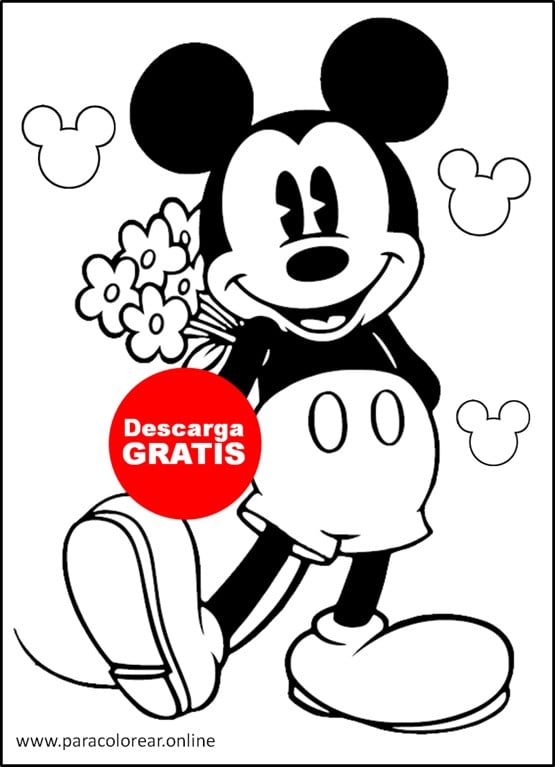 dibujos de mickey mouse para colorear online